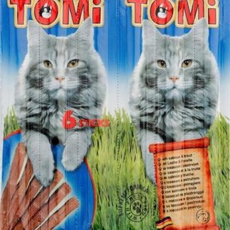 טומי מקלוני סלמון ופורל לחתול 30 גרם